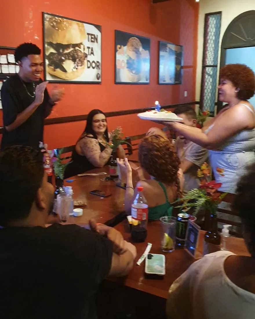 Aniversário no salão